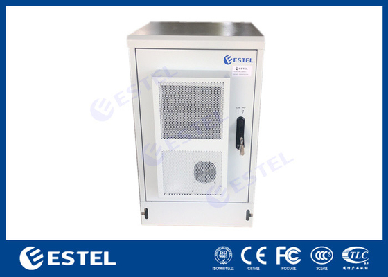 IP65 16U Galvanized Steel Outdoor Telecom Cabinet Standard 19 inch mounting rails supplier