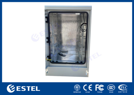 IP65 16U Galvanized Steel Outdoor Telecom Cabinet Standard 19 inch mounting rails supplier