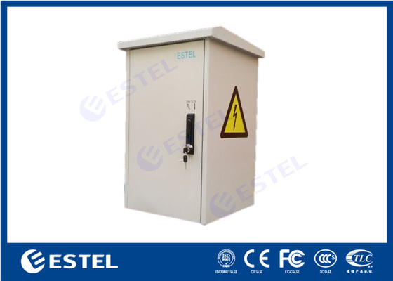19inch 13U Rustproof Wall Mounted And Pole Mounted IP55 Outdoor Telecom Cabinet With Fans supplier