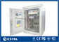 IP55 23U Two Doors One Compartment Anti-corrosion Powder Coating Outdoor Enclosure with Air Conditioner and Fans supplier