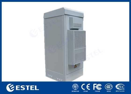 IP55 24U 19inch Uncorrosion Two door Outdoor Enclosure with 1500W Air Conditioner and 2 Fans supplier