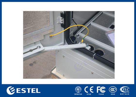 IP55 24U 19inch Uncorrosion Two door Outdoor Enclosure with 1500W Air Conditioner and 2 Fans supplier