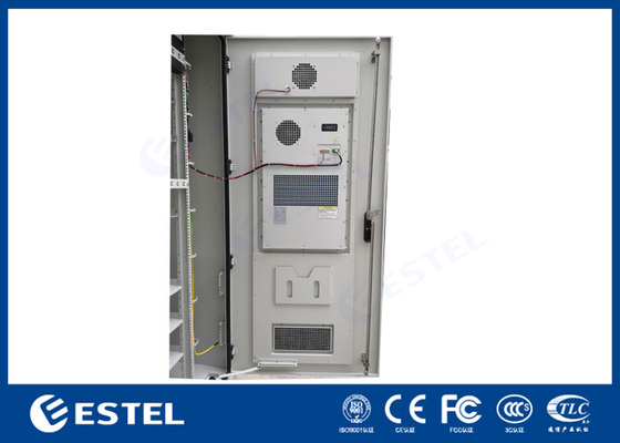 40U IP55 Double Door 900×900×2100mm  Galvanized Steel Outdoor Telecom Equipment Cabinet supplier