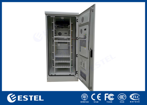 40U IP55 Double Door 900×900×2100mm  Galvanized Steel Outdoor Telecom Equipment Cabinet supplier