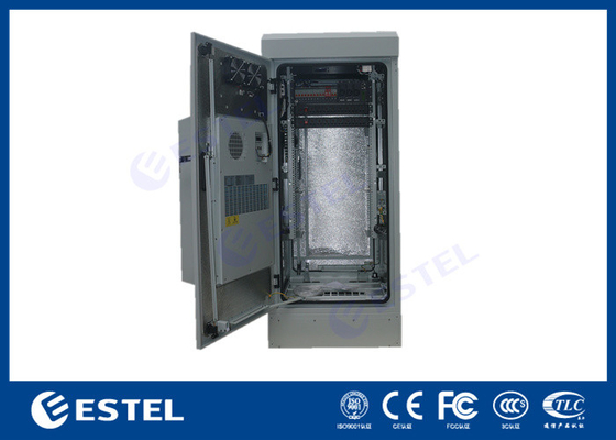 750 750 1750mm Galvanized Steel Two Walls IP 55 Electrical Enclosures Anti-Theft Three Point Lock supplier