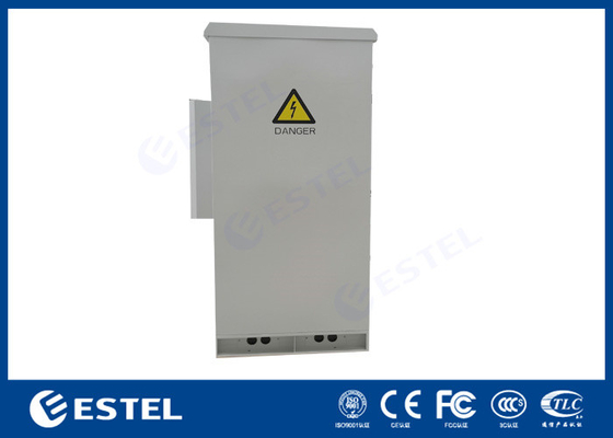 AC220V, 50Hz 1500W Air Conditioner DV48V Fans Double Door 40U Galvanized Steel Outdoor Telecom Equipment Cabinet supplier