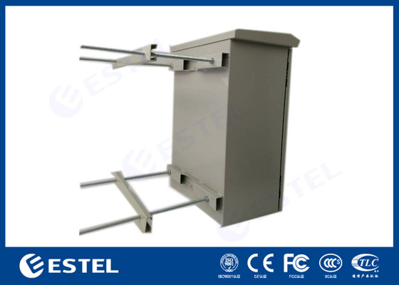 Fan For Cooling 6U 19 Inch 380mm Rustproof Outdoor Telecom Enclosure Wall / Pole Mounted supplier