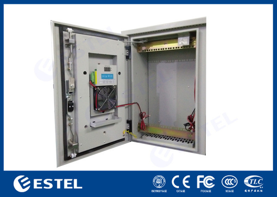 Fan For Cooling 6U 19 Inch 380mm Rustproof Outdoor Telecom Enclosure Wall / Pole Mounted supplier
