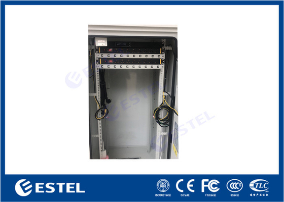 IP65 19 inch Rail Outdoor Telecom Cabinets With Air Conditioner And Fans supplier