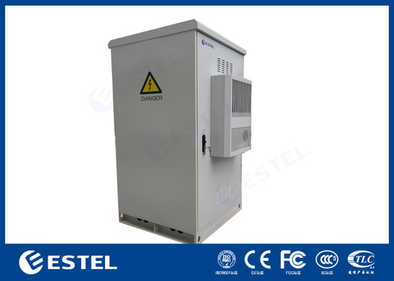 Waterproof Outdoor Telecom Cabinets , Outdoor Equipment Cabinet With Air Conditioner supplier